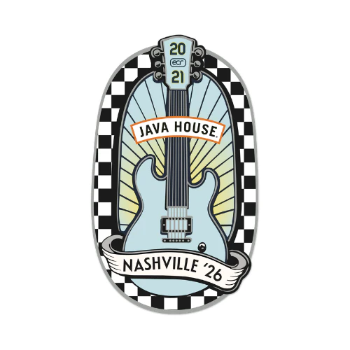 Exclusive ECR X Java House Lapel Pin - Nashville