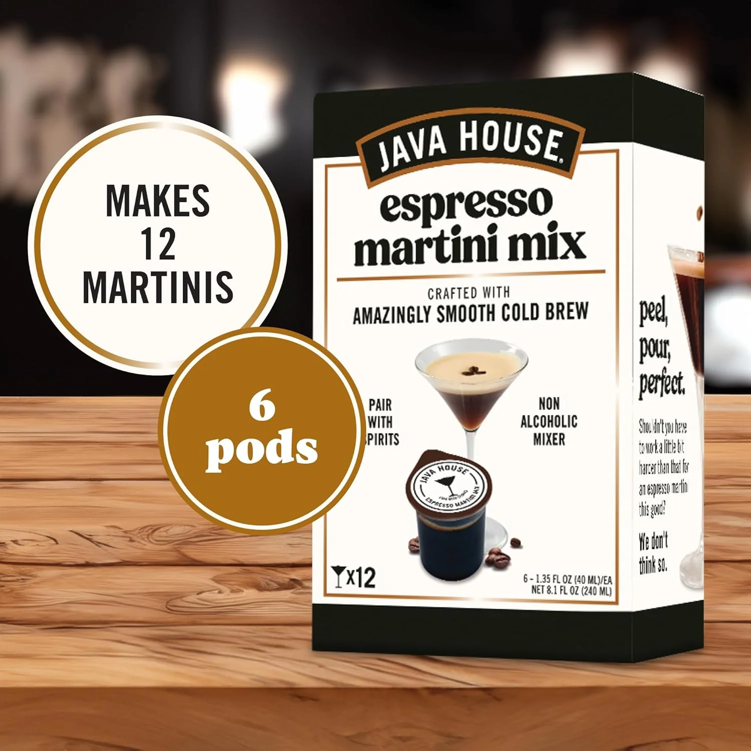 Java House Cold Brew Espresso Martini Mix - Peel and Pour Pods - Image 7