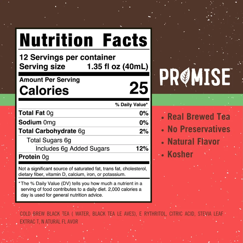 Promise Real Brewed Tea - Hibiscus - Image 11