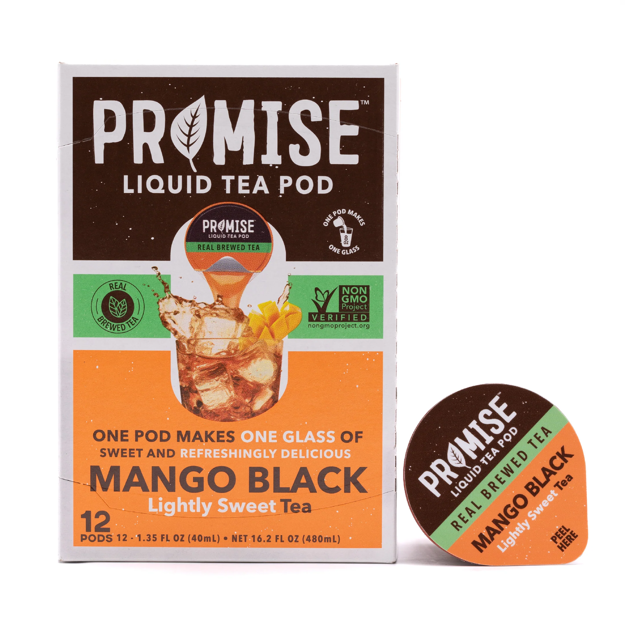 Promise Real Brewed Tea - Lightly Sweet - Mango Black - Image 3